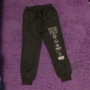 Army green joggers